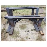 Lot of 4 Steel Industrial Beams 5ft
