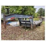 Gooseneck Flatbed Trailer 24x8