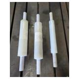 Lot of 3 Rolls of plastic pallet wrap