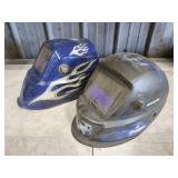 Lot of 2 Auto Darkening Welding Helmets