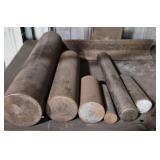 Round solid steel cylinders