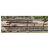 Large 14 ft Long Steel Industrial Rack RACK ONLY