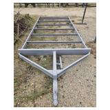 Large solid steel trailer base