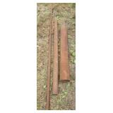 Lot of 3 large SOLID steel cylinders