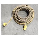 Yellow Extension Power Cord