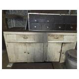 Vintage wood cabinet