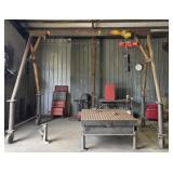 Large A Frame  with Milwaukee Hoist