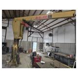 Abell Howe 2 Ton Crane with Milwaukee Chain Hoist