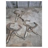 3 C clamp locking pliers