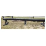 Pair of 2 Black 14 ï¿½ ft Steel Beams