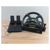 Mad Catz Dual Force Steering Wheel Video Game