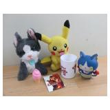 Pikachu and other toy lot