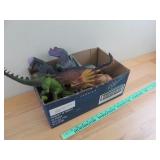 Lot of Large Dinosaur Toys Figures vintage