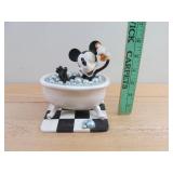 Mickey Mouse Disney Figurine in Bathtub