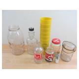 Lot of Jars Bottles and more