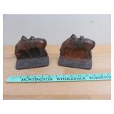 Western Horse Cowboy Bookends
