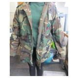 Coat, Cold Weather Field Military Jacket Small R