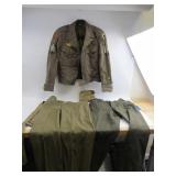 WWII Era Military Unforms BDUs 36S Jacket