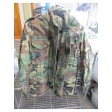 Military Coat Cold Weather Field Jacket Small Reg