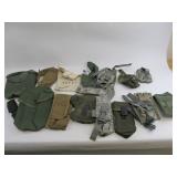 Large Lot of Military Surplus Pouches