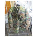 Military Coat Cold Weather Field Jacket Small Long