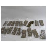 Lot of 18 Military Molle II 9mm Magazine Pouches