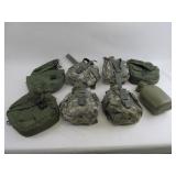 Lot of Military Surplus Canteens and Covers
