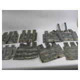Lot of 8 Military MOLLE 3 SXS M4 Magazine Pouches
