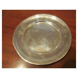 Sterling Silver Red Hill Garden Club Trophy Plate