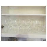 Wine Glass Lot from Cabinet
