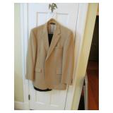 Joseph A Bank Tailored Suit Tan 2 Piece