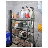 Metal Rack Shelf AND all Contents