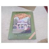 Historic Springs of Viginia Book 1991 Cohen
