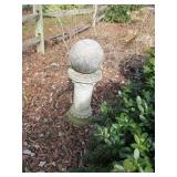Concrete Garden Column Pedestal and Finial