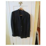 Black Joseph A Bank Suit Jacket Monogrammed