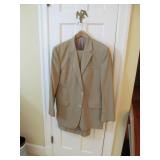 Joseph A Bank Tailored Suit Tan