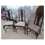 3 Dining Room or Side Chairs Virginia Craftsmen