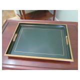 Green Serving Tray Lady Clare