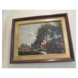 European Farm Art Picture