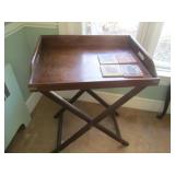 Drink Serving Tray Table w/ Coasters Lot