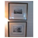 Antique Lithograph Print Richmond Washington DC