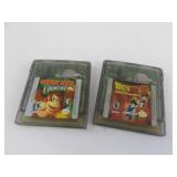 Lot of 2 Gameboy Color Games Inc. DK Country