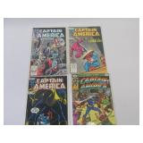4 Captain America Comic Book Lot