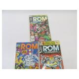 Lot of 3 Marvel ROM Comic Books