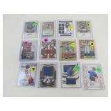 Baseball Jersey Swatch + Autographed Card Lot