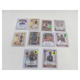 Basketball Jersey Swatch + Autographed card Lot