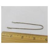 Sterling Silver Bracelet (Broken Clasp)