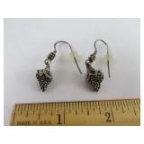 Sterling Silver Grapes Earrings