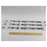 3 Metal Bachelor Girls Signs