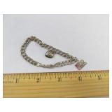 Sterling Silver Charm Bracelet